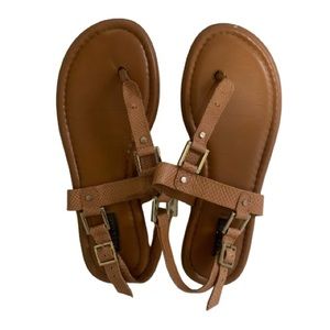 Brown Thong Sandals